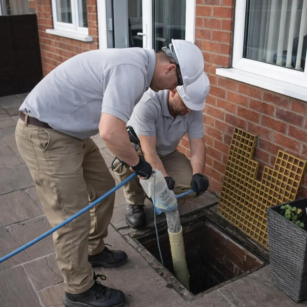 Blocked drain repair service in Ascot